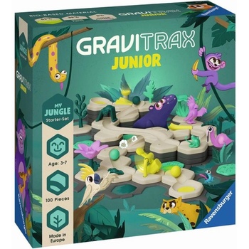Ravensburger Логическа игра Ravensburger GraviTrax Junior - Стартов комплект L Джунгла