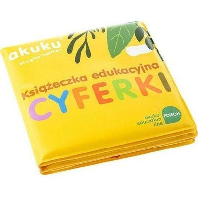 Akuku Vzdelávacia knižka do vody číslica