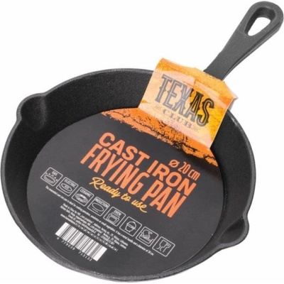 TEXAS CLUB Litinová pánev FRYP20 20 cm