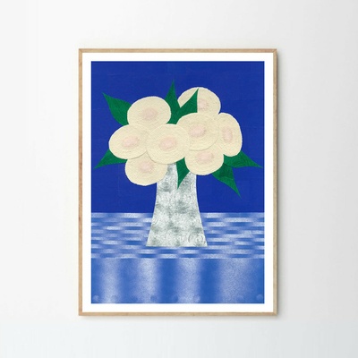 Moikka Plagát Blue Lady by Stine Belden Røed 70x100cm