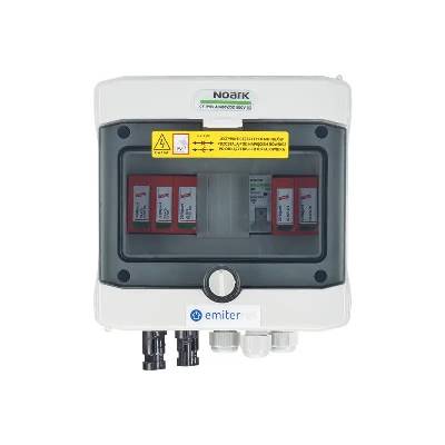 EM-215_DCAC Разпределителна кутия DCAC, IP65, SPD DC Dehn 1000V тип 2, 1 x PV верига, 1 x MPPT, SPD AC Dehn тип 2, 16A 1-Ф (EM-215_DCAC)
