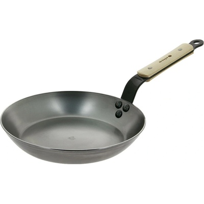 de Buyer Panvica na vyprážanie MINERAL B BOIS 24 cm drevená rukoväť