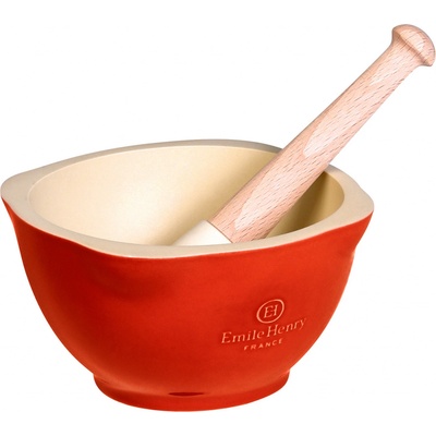 Emile Henry Keramický 14 cm granátovo červená