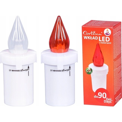 CORTINA LED vložka s batériami, 10,5 cm, 1 ks