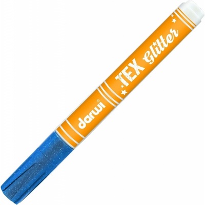 Darwi Tex Glitter fixka na textil Modrá 6 ml