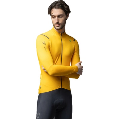 Alé E-EV1 Warm Race LS Yellow