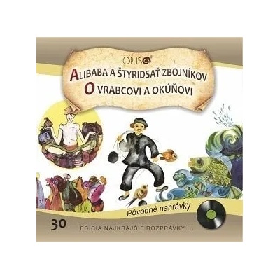 Najkrajšie Rozprávky - Alibaba a 40 zbojníkov / O vrabcovi a okunovi (CD) (8584019287628)
