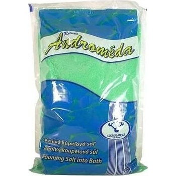 Androméda sůl do koupele pěnivá Zelené jablko 1 kg