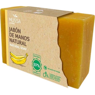 Mussa Canaria Натурален сапун, с органичен банан от остров Тенерифе, 100 g