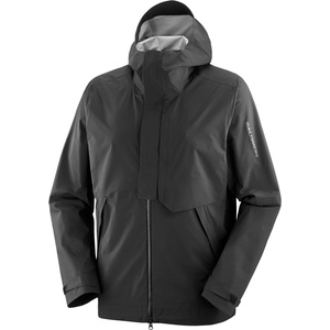 Salomon Мъжко водоустойчиво яке Salomon Outerpath Pro 2.5L Waterproof jacket - Deep Black - размер XXL (002-3397-0115)