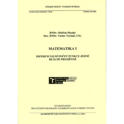 Matematika I. - Diferenciální počet funkce jedné reálné proměnné