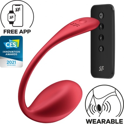 Satisfyer Shiny Petal Connect App červené
