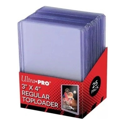 Ultra Pro Clear Regular Toploader 3x4