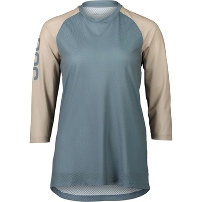 POC W's MTB Pure 3/4 Jersey Calcite Blue/Light Sandstone Beige