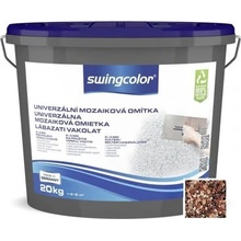 Swingcolor Mozaiková omietka, prírodné kamienky, hnedá, 20 kg