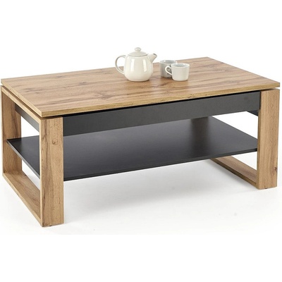 Halmar Холна маса betty дъб артизан / черна