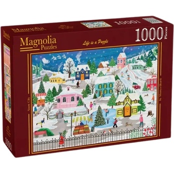 Magnolia Пъзел Magnolia от 1000 части - Снежен град (9104)