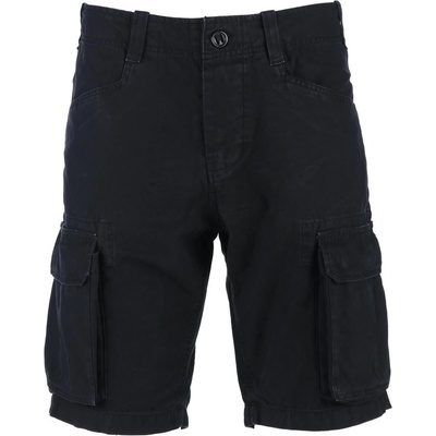 Šortky Fostex Cargo Stonewashed černé