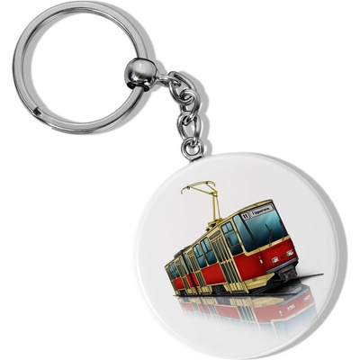 Klíčenka s otvírákem - Tramvaj KT4