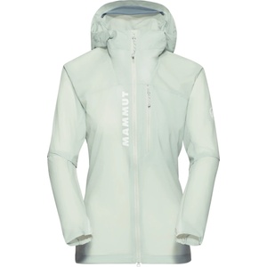 Mammut Дамско ветрозащитно яке Mammut Women's Aenergy Windbreaker Hooded Jacket Windproof jacket - Silver Sage (118-0278-0414)