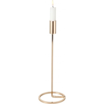 Svícen Fio Gold, kov, ø 11 × 32 cm, na 1 svíčku 9824929