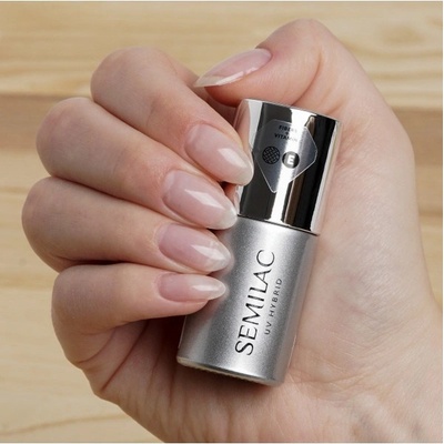 Semilac UV Hybrid Dream Long Base gelový lak pro prodloužení nehtů s vitamínem E 7 ml