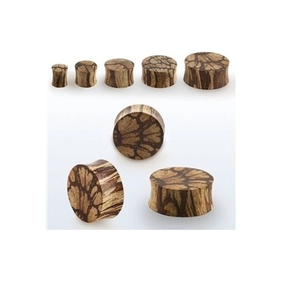 Piercingate plug do ucha dřevěný PTP00228