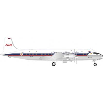 Herpa DC-6B Thai Airways International 1950s Colors. Named Srisoonthon 1:200