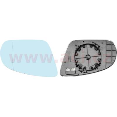 Sklo do zrcátka, vnější zrcátko VAN WEZEL 2924838