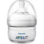 Philips Бебешко шише Philips Avent - Natural, PP, бавен поток/1 капка, 0м+, 60 ml (SCF039/17) - ozone