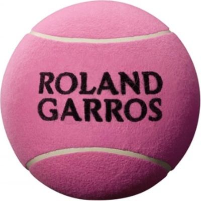 Wilson Топка за автографи Mini Gigant Wilson Roland Garros Mini Jumbo Ball - pink + marker