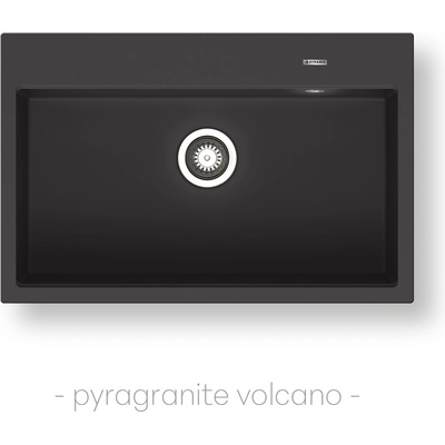 Pyramis Мивка с преливник Pyramis PYRAGRANITE ITHAKA 78X51 1B, ВУЛКАНО