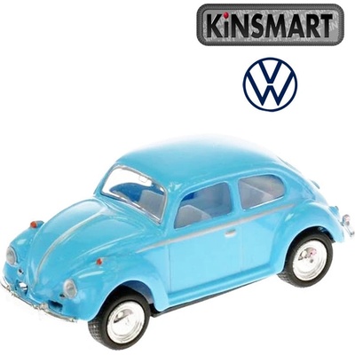 Kinsmart VW Classical Beetle modrý 1:64