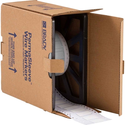 Brady HX-500-2-WT / 117088, PermaSleeve Heatex Marking Sleeves, 50.80 mm x 21.60 mm (117088)