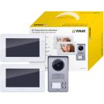 Vimar K40911 Двуфамилен видеодомофонен комплект 7'' hands-free LCD дисплей, О. М (K40911)