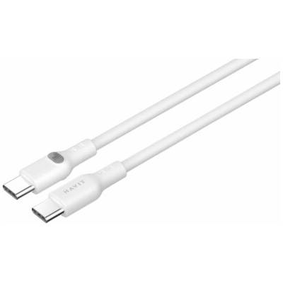 Havit CB6280 USB typu C na USB typu C 1m bílý