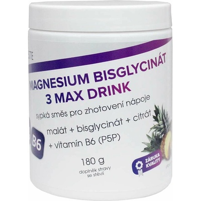 Vieste Magnesium bisglycinát 3 Max Drink příchuť ananas 180 g