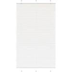 vidaXL Плисирана щора Бяла 120x200 cm Ширина на плата 119, 4 cm (4015521)