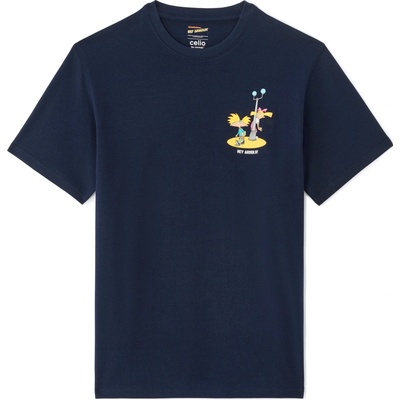 Celio pánske tričko Hey Arnold modrá