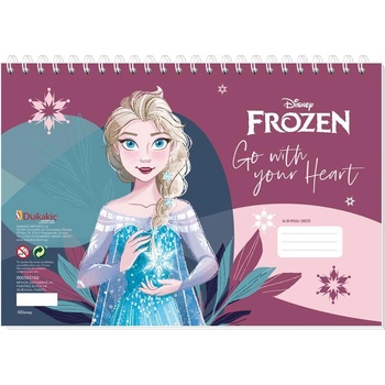Diakakis Скицник със спирала А4, 30л, Frozen 2 (30204-А-FROZEN 2)