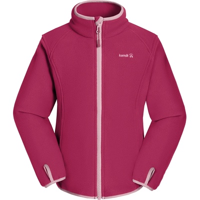Kamik Детско поларено яке Kamik Kid's Linnea Fleece jacket - Fuschia / Pink - размер 128 (EU) (703-5357-0617)