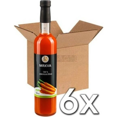 Valach Prírodná mrkvová 100% šťava 6 x 0,5 l