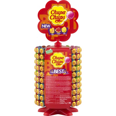 Chupa Chups Best of lízátka na stojanu 200 x 12 g