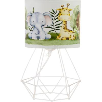 BELIS Детска настолна лампа KIDS ROOM 1xE27/60W/230V, Ø 18 см, мотив джунгла (BE1053)