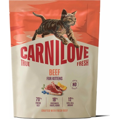 CARNILOVE TRUE FRESH CAT DRY BEEF FOR KITTENS 0,4 kg