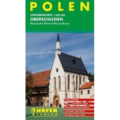 Polsko Horní Slezsko - Kreuzberg / Opole / Bielsko-Biala 1:200 000 / automapa