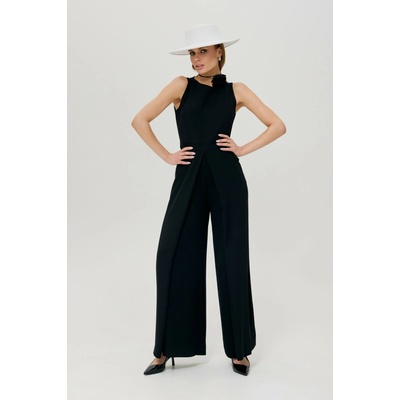 Makover Woman's Wide leg jumpsuit black