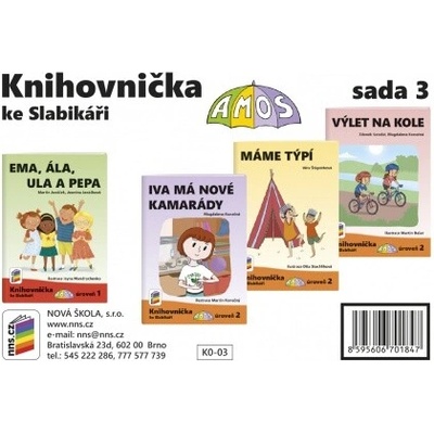 Knihovnička ke slabikáři - Sada 1 KR-1