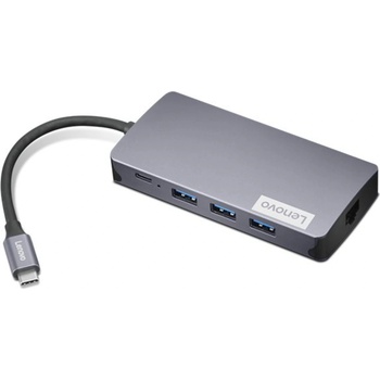 Lenovo 150, USB-C, 1х HDMI, 1х VGA, 3x USB-A, 4K - 30 Hz, 1x SD Memory Card, 1x TransFlash Card, сив (GX91M73946)