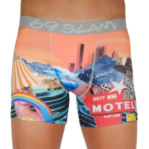 69slam Мъжки боксерки 69SLAM fit motel 69 69slam | Oranzhev Mnogotsveten | МЪЖЕ | XL